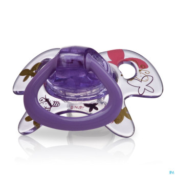 Nuby c sucette pp silicone geo ortho 6-18m