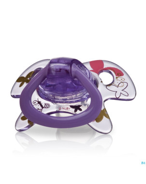 Nuby c sucette pp silicone geo ortho 6-18m