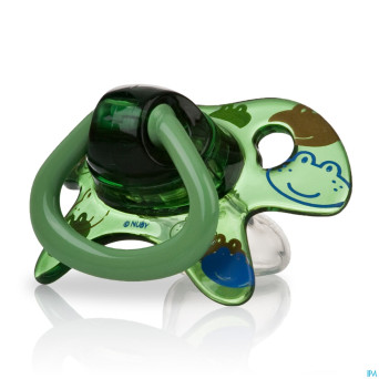 Nuby c sucette pp silicone geo ortho 6-18m