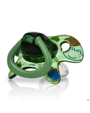 Nuby c sucette pp silicone geo ortho 6-18m