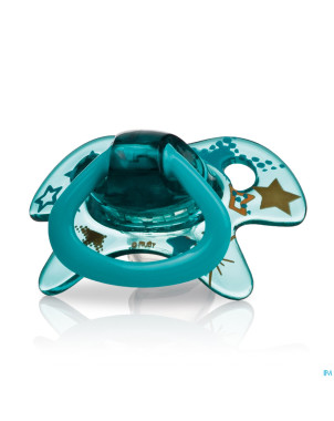 Nuby c sucette pp silicone geo ortho 6-18m