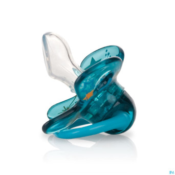 Nuby c sucette pp silicone geo ortho 6-18m