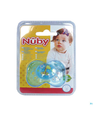 Nuby c sucette pp silicone brite ovale  6-18m