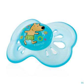 Nuby c sucette pp silicone brite ovale  6-18m