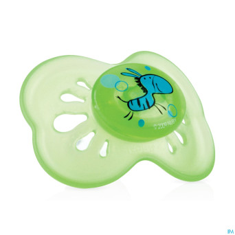 Nuby c sucette pp silicone brite ovale  +18m