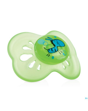 Nuby c sucette pp silicone brite ovale  +18m