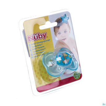 Nuby c sucette pp silicone brite ovale  +18m