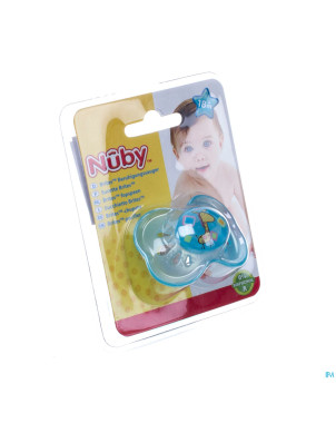 Nuby c sucette pp silicone brite ovale  +18m