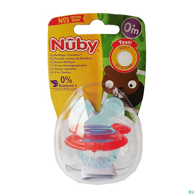 Nuby c anneau dentition massant +3m