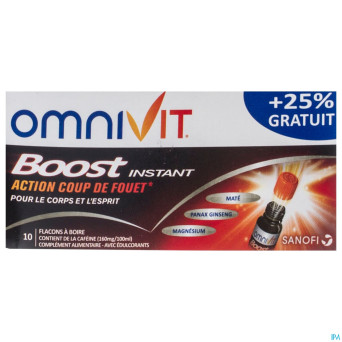Omnivit boost instant fl  8x15ml + 2 gratuit