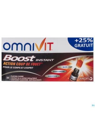 Omnivit boost instant fl  8x15ml + 2 gratuit