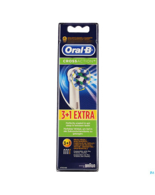 Oral b clipstrip + cross action refills 3+1 promo