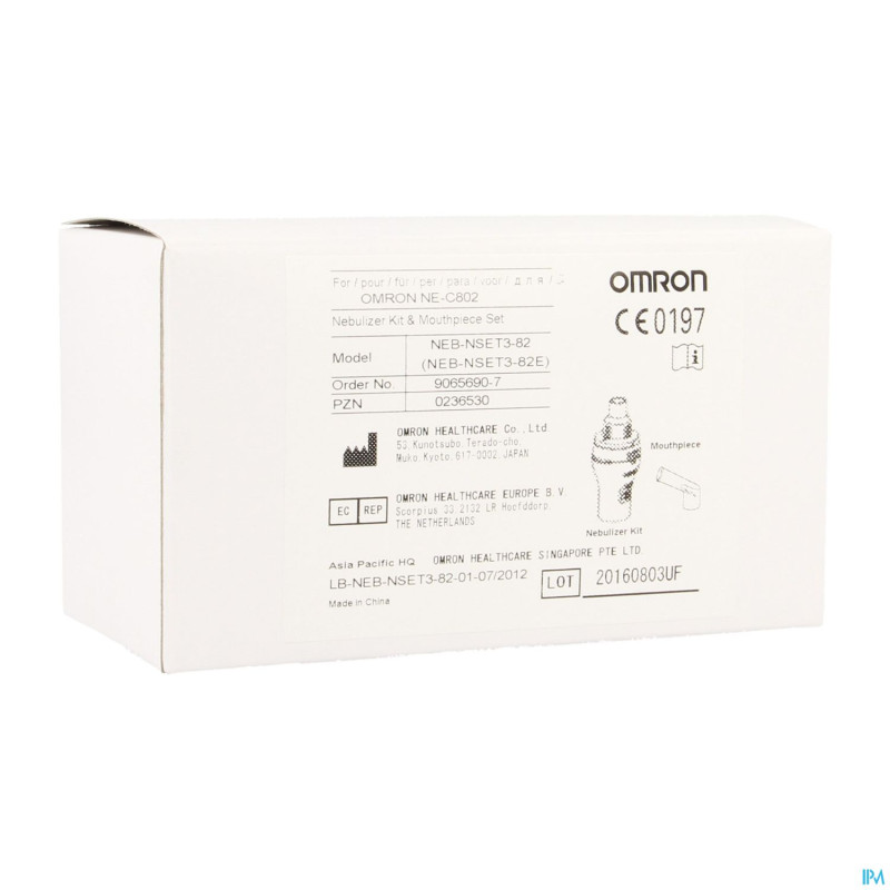 Omron set nebulisation pour omron c802