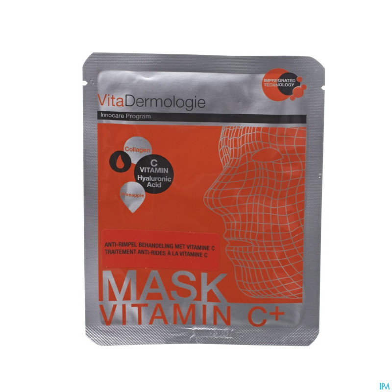 Vitadermologie trait.a/rides vit.c masque1 revogan