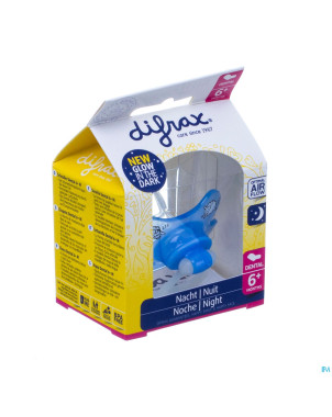 Difrax sucette dental +6m nuit