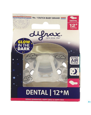 Difrax sucette dental +12m nuit