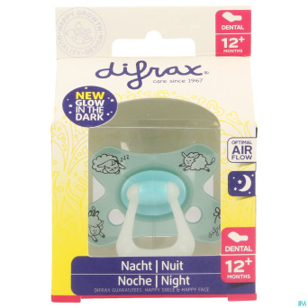 Difrax sucette dental +12m nuit