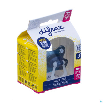 Difrax sucette dental +18m nuit