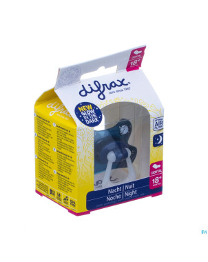 Difrax sucette dental +18m nuit