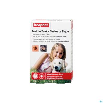 Beaphar pro borrelia test tique