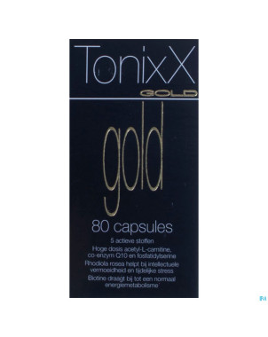Tonixx gold    caps  80