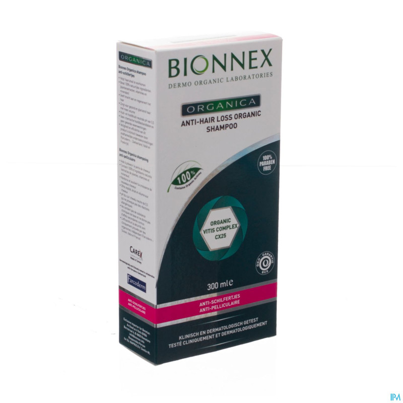 Bionnex organica a/hair loss sh a/pell    fl 300ml