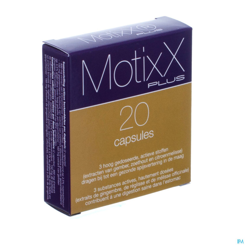 Motixx plus    caps  20x524mg cfr 3350857
