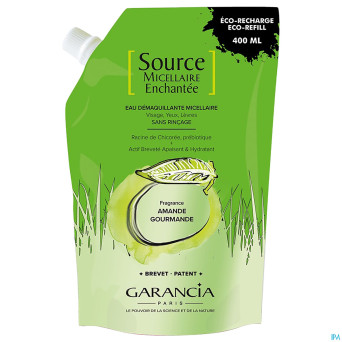 Garancia source miscel.ench.eau demaq amande 400ml