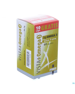 Vista omega 3    caps  60 50+10 promo