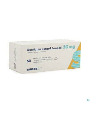 Quetiapin retard sandoz  50mg lib.prol.   comp  60