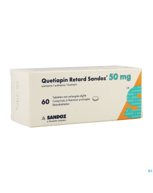 Quetiapin retard sandoz  50mg lib.prol.   comp  60