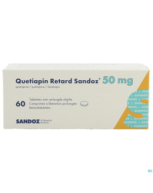 Quetiapin retard sandoz  50mg lib.prol.   comp  60