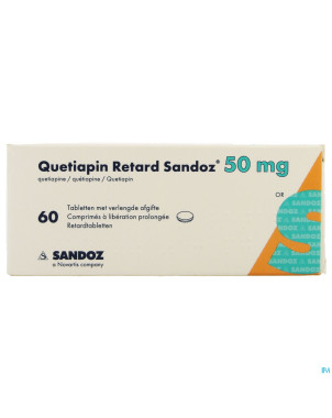 Quetiapin retard sandoz  50mg lib.prol.   comp  60