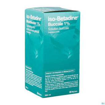 Iso betadine 1% nf sol bucc 200ml  ready to use