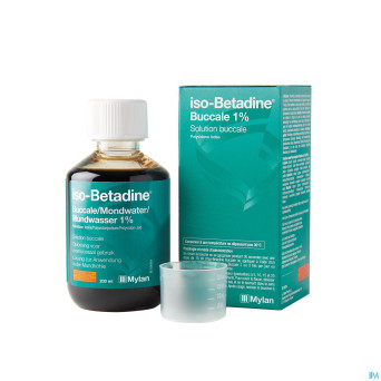 Iso betadine 1% nf sol bucc 200ml  ready to use