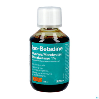 Iso betadine 1% nf sol bucc 200ml  ready to use