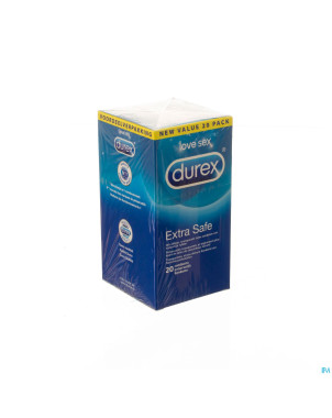 Durex extra safe    preservatifs 20