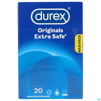 Durex extra safe    preservatifs 20