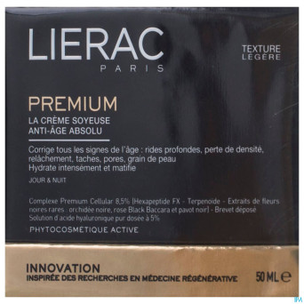 Lierac premium creme soyeuse    pot  50ml
