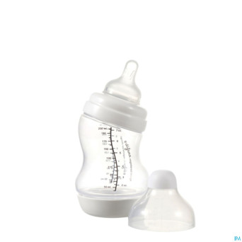 Difrax biberon-s natural blanc 200ml