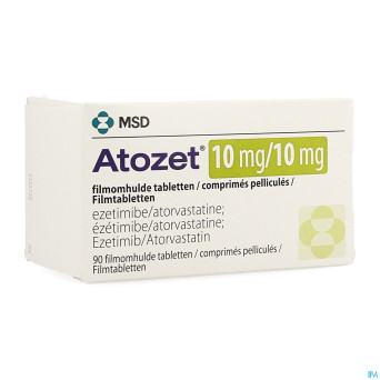 Atozet 10mg/10mg comp pell 90