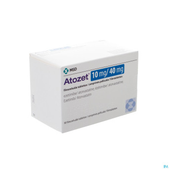 Atozet 10mg/40mg comp pell 90