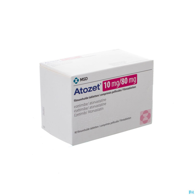 Atozet 10mg/80mg comp pell 90