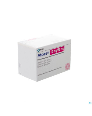 Atozet 10mg/80mg comp pell 90