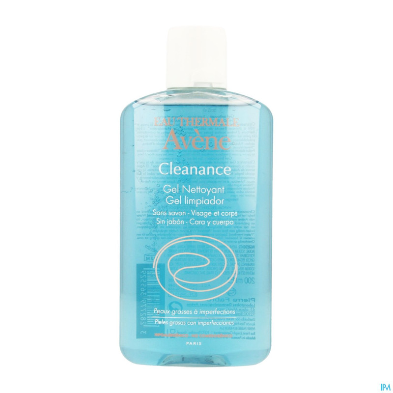 Avene cleanance gel nettoyant 200ml