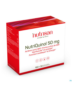 Nutriquinol 50mg   softgels 180+30 gratis nutrisan