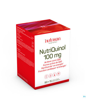 Nutriquinol 100mg  softgels  90+15 gratis nutrisan