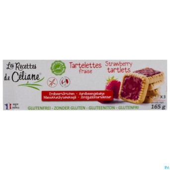 Celiane tartelettes fraise s/glut.    165g 4692