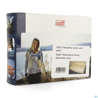 Sissel taie coton blanc pour soft & classic