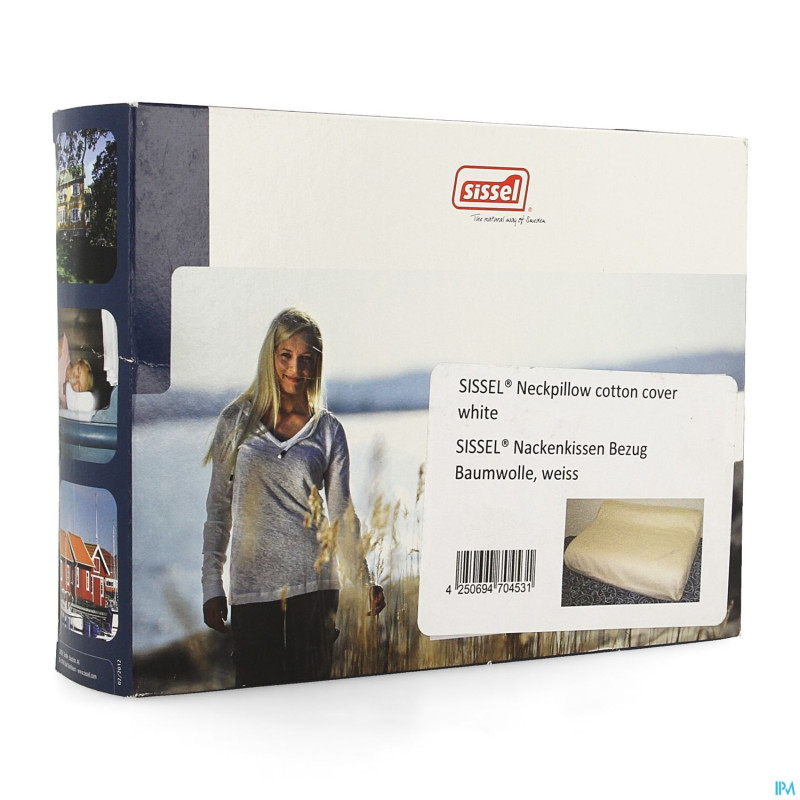 Sissel taie coton blanc pour soft & classic